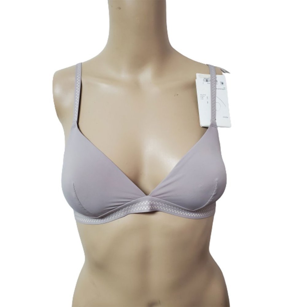DKNY Essential Microfiber Dotted-Trim Bralette Bra